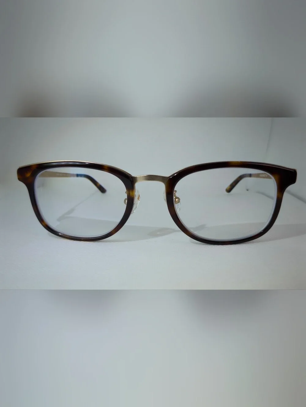 First Light. Tortoise Gold. Rectangular Eyewear. Petite